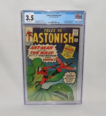 Buy Tales To Astonish 1963 #44 Ant-Man And The Wasp 1st Wasp Marvel Comics CGC 3.5 • 500.01£