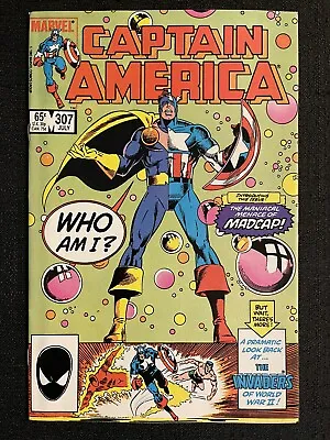 Buy Marvel Comics Captain America #307 1st Appearance Of Madcap July 1985 • 14.19£