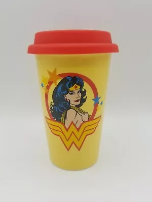 Buy Wonder Woman Mug With Silicone Lid - Dc Comics - Free Shipping - Ys251 • 19.18£