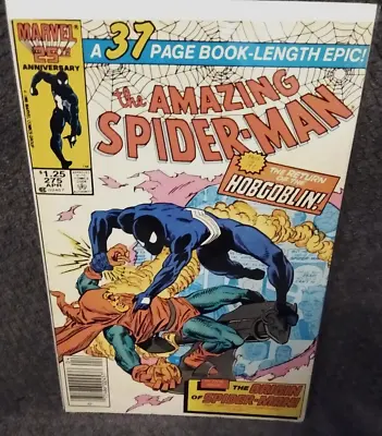 Buy AMAZING SPIDER-MAN #275 VF/NM - Ron Frenz 1986 Marvel Newsstand - Black Costume • 11.84£