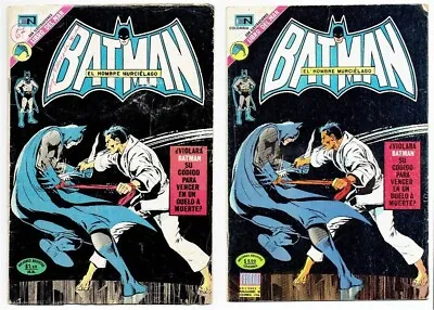 Buy Mexican Batman #243 Set Neal Adams Mexico & Colombia Novaro Editions In Spanish • 319.80£