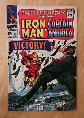 Buy TALES OF SUSPENSE #83 (Iron Man/Capt. America) **Very Bright & Colorful!** (FN) • 13.40£