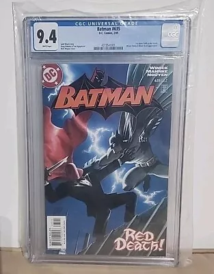 Buy Batman #635 CGC 9.4 Near Mint 1st Jason Todd As Red Hood DC Comics 2005 • 79.06£