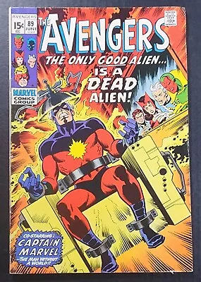 Buy Avengers Vol 1 #89 Mid Grade 1971 Start Of The  Kree-Skrull War  • 19.74£