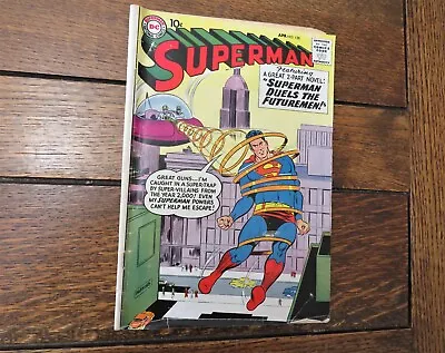 Buy Superman Futuremen #128 1959 Silver Age Fine/7.0 DC Comics DM45 • 213.73£