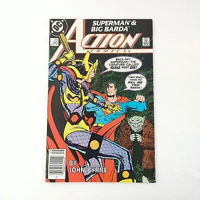 Buy Superman Action Comics #592 Newsstand Big Barda John Byrne (1987 DC Comics) • 4.74£