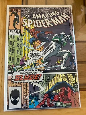 Buy The Amazing Spiderman Comic 272 Featuring Slyde  • 28.99£