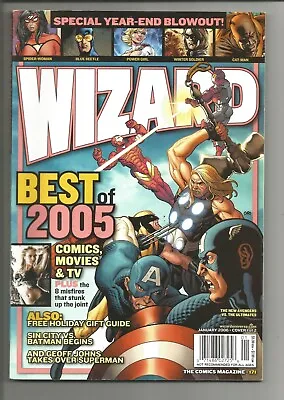 Buy Wizard Magazine Best Of 2005 Cover 1  #171 -Spider Woman - Blue Beetle - Cat-Man • 1.57£