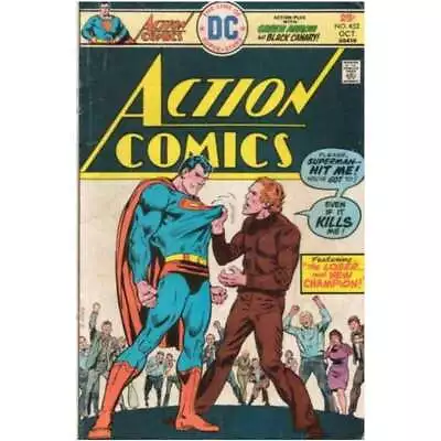 Buy Action Comics (1938 Series) #452 In Fine + Condition. DC Comics [o} • 4.65£