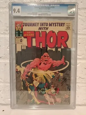 Buy JOURNEY INTO MYSTERY 121 CGC 9.4 Ow/w (10/65) Thor Vs Absorbing Man  • 316.62£
