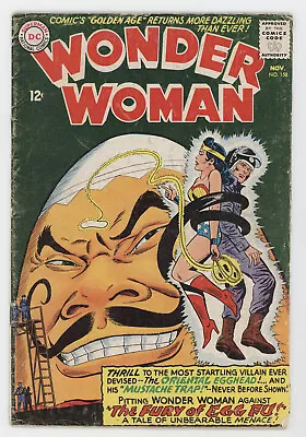 Buy Wonder Woman 158 DC 1965 VG FN Ross Andru GGA Egg Fu Bondage • 36.17£