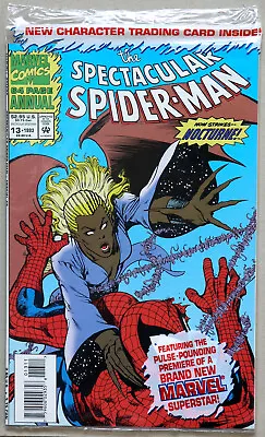 Buy Spectacular Spider-Man Annual #13 Vol 1 Sealed Bag / Trading Card - Marvel Comic • 5.95£