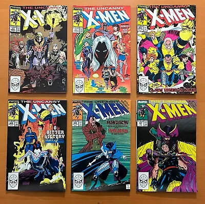 Buy Uncanny X-Men #252, 253, 254, 255, 256 & 257 (Marvel 1989) 6 X FN & VF Comics. • 37.12£