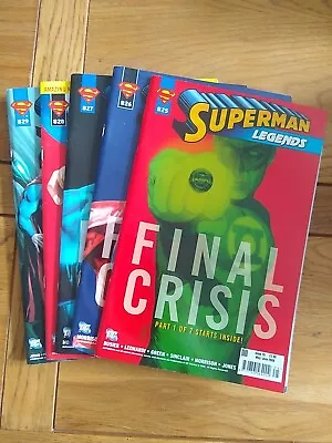 Buy SUPERMAN LEGENDS #25-29 / 2009  DC TITAN COMICS. 5 Books • 8£