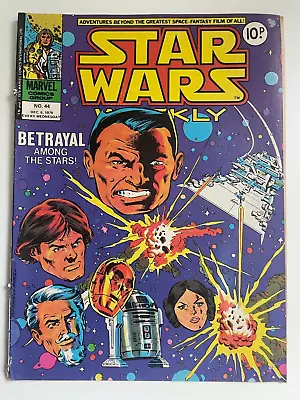 Buy Star Wars Weekly, No.44 Vintage Marvel Comics UK • 2.75£