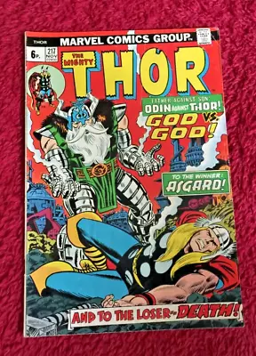Buy Free P & P; Thor #217, Nov 1973:  All Swords Against Them!  • 4.99£