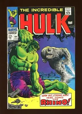 Buy Incredible Hulk 104 FN+ 6.5 High Definition Scans *b18 • 119.93£