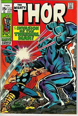 Buy Thor #170 (1962) - 9.2 NM- *The Thunder God And The Thermal Man* • 53.82£
