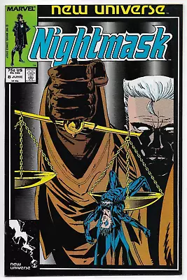 Buy Nightmask #8 Marvel Comics Goodwin Giffen Bryant 1987 VFN • 4.99£