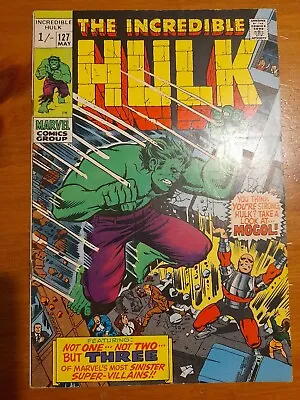 Buy Incredible Hulk #127 May 1970 VGC- 3.5 1st Appearance Of Mogol • 9.99£