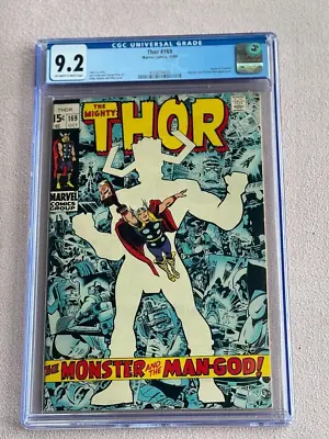 Buy The Might Thor 169 CGC 9.2 - Origin Of Galactus! • 316.24£