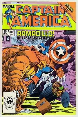 Buy Captain America #308 Armadillo (1985) NM- • 4.74£