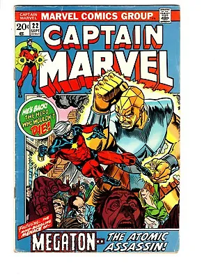 Buy Captain Marvel #22 - After A 2-yr Hiatus Cap Returns To Face Megaton! (Copy 5) • 7.51£