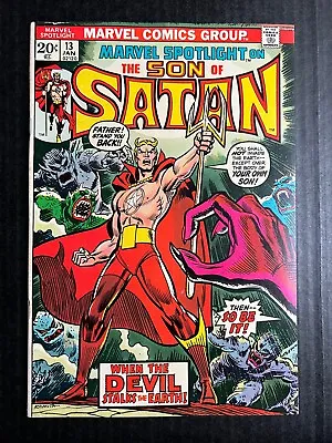Buy MARVEL SPOTLIGHT #13 January 1974 Son Of Satan KEY ORIGIN ISSUE Marduk Satana • 24.02£