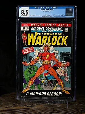 Buy MARVEL PREMIERE #1 Warlock 1972 CGC 8.5 First Appearance + Origin Adam KEY ISSUE • 337.04£
