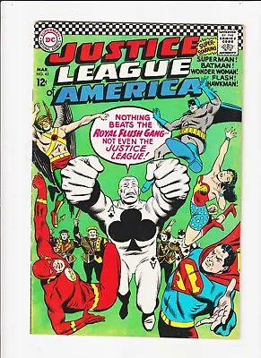 Buy Justice League Of America 43 DC COMIC JLA SUPERMAN  Batman 1ST Royal Flush Gang • 35.96£