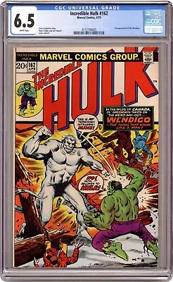 Buy Incredible Hulk #162 CGC 6.5 1973 4112190005 • 110.37£