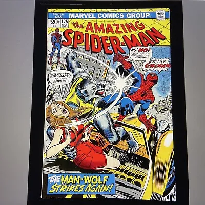 Buy Amazing Spider-man #125, FN+ 6.5, 2nd Appearance Man-Wolf • 38.61£