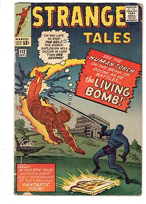 Buy Strange Tales #112 (1963) - Grade 4.5 - 1st Appearance Of The Eel - Living Bomb! • 79.92£