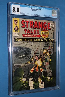 Buy Strange Tales 138 CGC 8.0 Ow To White Pages 1st Eternity • 141.14£
