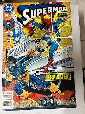 Buy SUPERMAN #68  TERMINATED!  DC COMICS 1992 Newsstand | Combined Shipping B&B • 2.37£