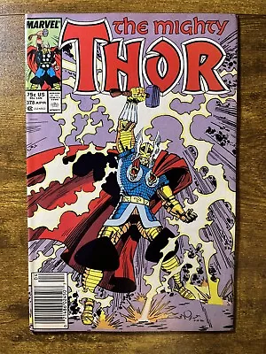 Buy Thor 378 Newsstand Water Simonson Story Debut Of Thor’s Battle Armor 1987 • 3.91£