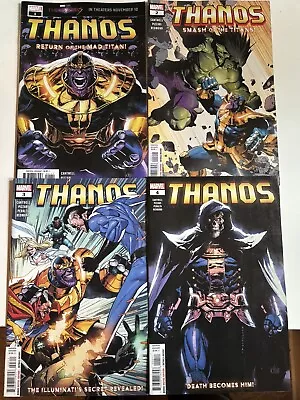 Buy THANOS (2023/24) #1–#4 (4 Books) Thanos Battles The Illuminati For Lady Death ! • 15.93£