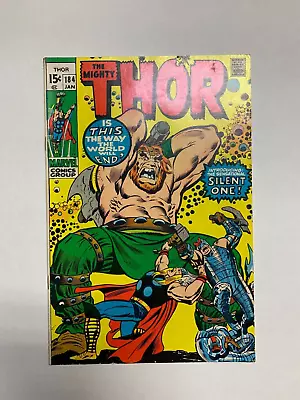 Buy Mighty Thor #184 (1971) - 1st Appearance Of The Silent One - Nice Copy! • 35.54£