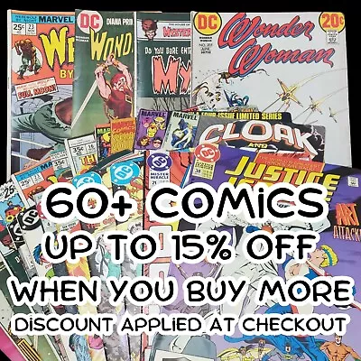 Buy Vintage Comic Books - Over 60 To Choose From - Buy More Save More! - Comics • 30.92£