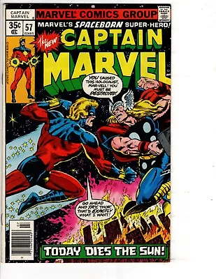 Buy CAPTAIN MARVEL #57 (Marvel Comics 1978) - Bronze Age Key Vs Thor VF • 11.24£