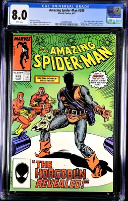 Buy Amazing Spider-Man 289 CGC 8.0  White/Pages • 35.97£