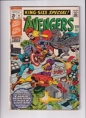 Buy Avengers (1963) ANNUAL #   4 (3.0-GVG) (634988) Baron Zemo, 3  Spine Split 1971 • 13.50£