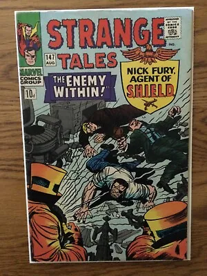 Buy Strange Tales 147  (1966) Silver Age Nick Fury & Doctor Strange • 20£