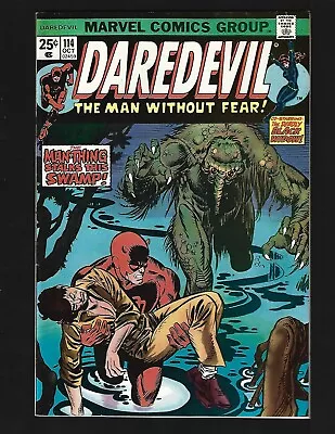 Buy Daredevil #114 VFNM Kane 1st Full Death-Stalker Black Widow Man-Thing Bondage • 23.19£