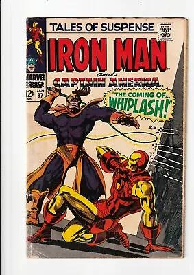 Buy Tales Of Suspense #97 (Marvel 1968) 1st Whiplash - Iron Man Cap - 1st Print • 19.72£