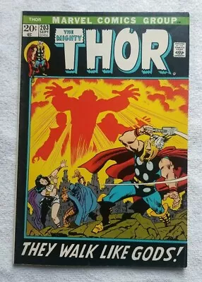 Buy Thor # 203 VF ( Marvel Comics) 1st Appearance The Young Gods Key Issue  • 35.75£