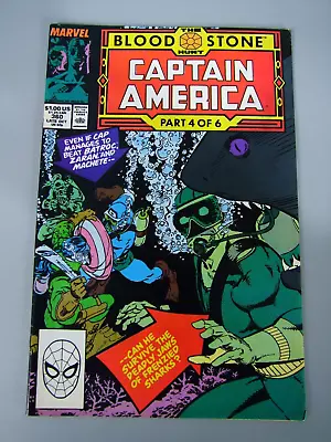 Buy Marvel Comics, Captain America #360  Vol.1 1989, The Blood Stone Hunt 4/6 • 5£