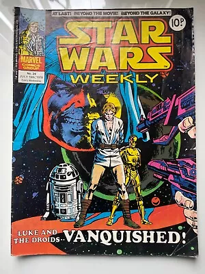 Buy Star Wars Weekly 24 Vintage Marvel Comics UK. • 2.45£