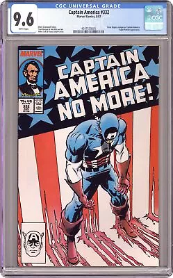 Buy Captain America #332D CGC 9.6 1987 4347530005 • 53.05£