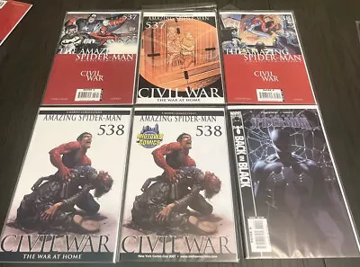 Buy Amazing Spider-Man Collectible Comics Vol. 2 #534-539 Variant Lot Of 6 Issues • 30.04£